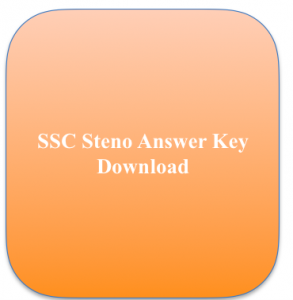 ssc stenographer answer key 2023 download solution solved question paper model keys