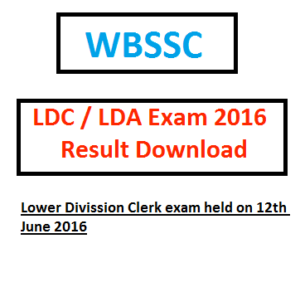 wbssc ldc 2023 exam result written test part 2 result merit list download