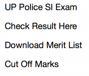 up police si result 2017 re exam merit list expected cut off marks uttar pradesh police sub inspector written test uppbpb police recruitment promotion board prpb.gov.in