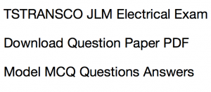 tstransco junior lineman previous years question paper download solved old years question pdf solution aptransco electrical jlm model sample solved questions answers pdf set practice