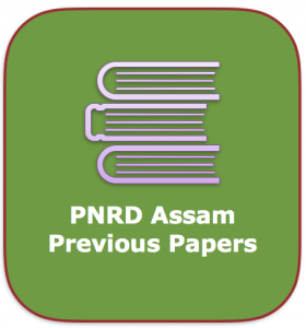 PNRD Assam Previous Question Paper 