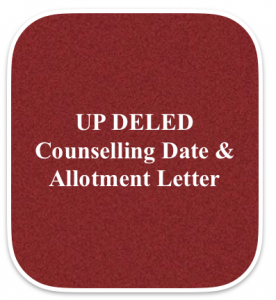 UP DElEd Counselling 2023