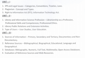 librarian prelims exam syllabus 2022 part 1