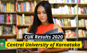 CUK Results 2020 Central University of Karnataka Results cuk.ac.in Central University of Karnataka University Examination Results 2019-2020
