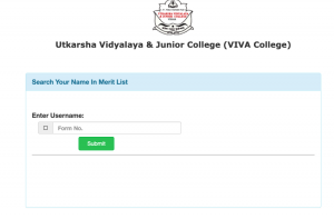 Viva College Merit List 2020-21 Download here