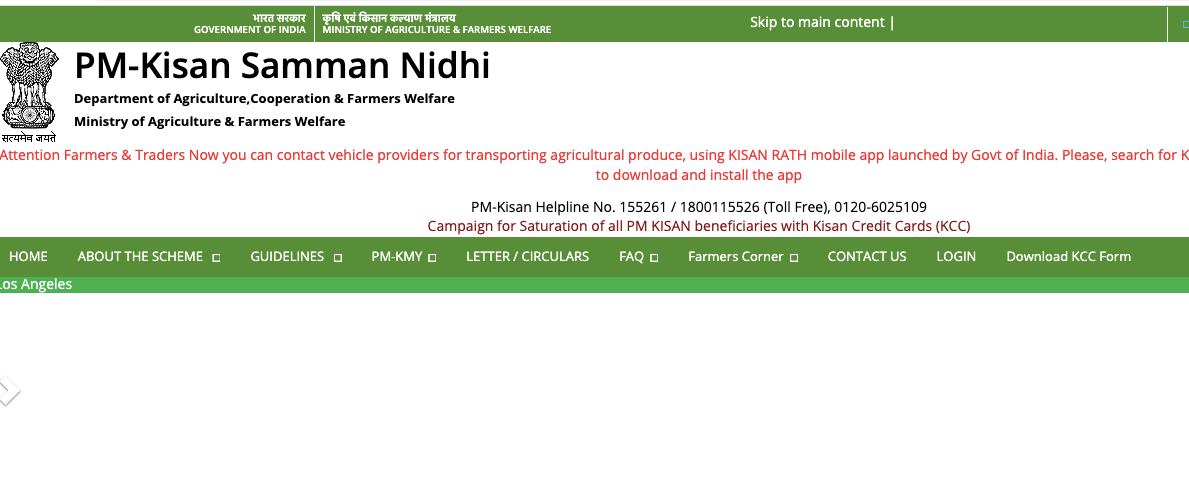 pm kisan samman nidhi website for correction form