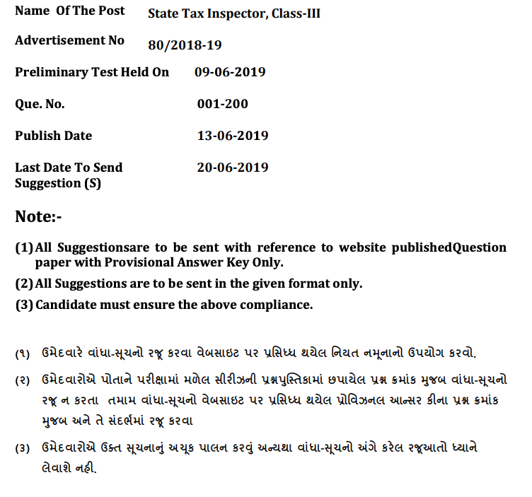 gpsc sti previous years question paper download pdf 2023