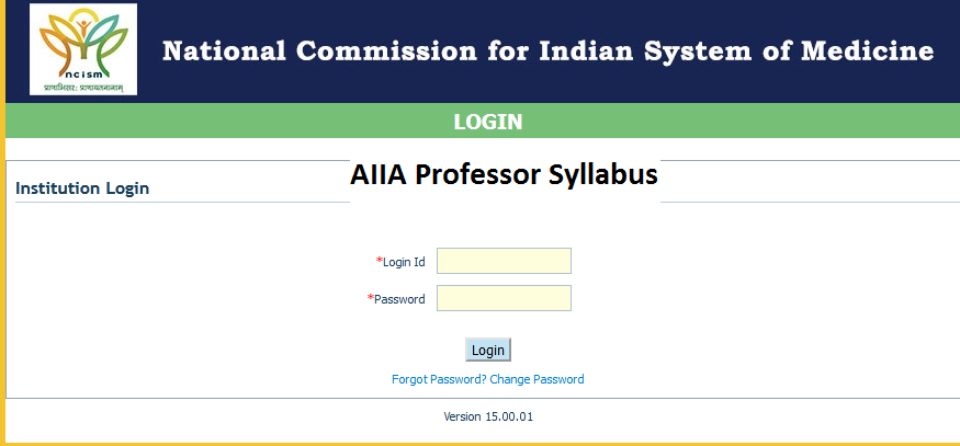 AIIA Professor Syllabus Exam pattern Download PDF
