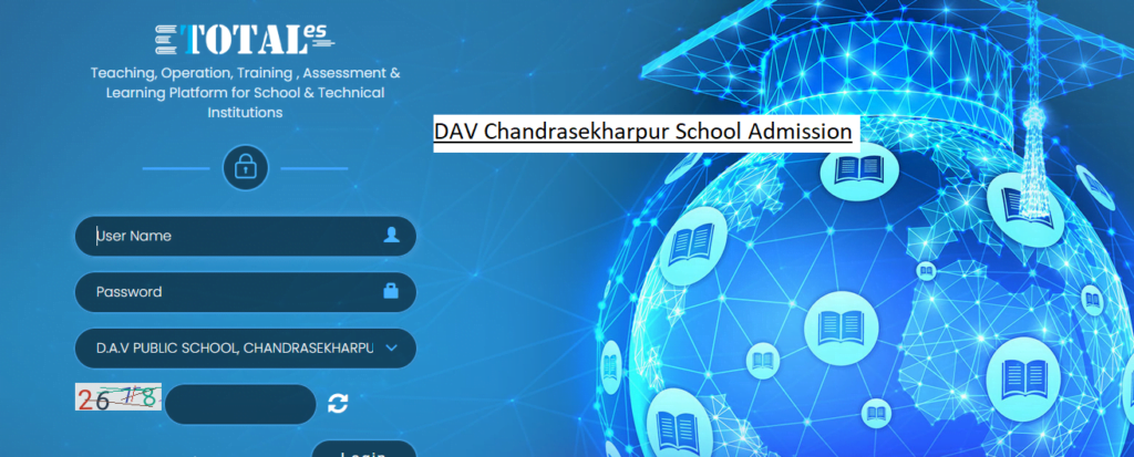 DAV Chandrasekharpur School Admission