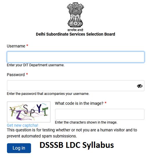 DSSSB LDC Syllabus 2024 Download Exam Pattern {Pdf Format} @www.dsssb ...