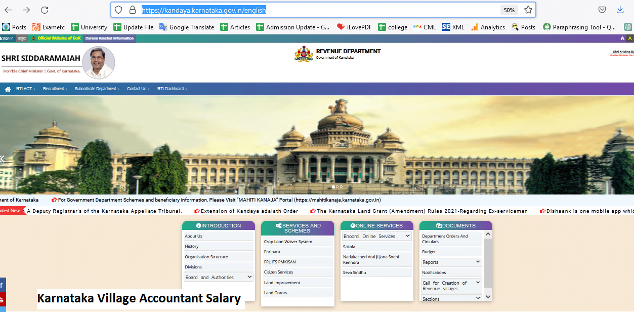 Karnataka Village Accountant Salary 2024 {Post Wise} In Hand Per Month Chartered Accountant Salary Per Month In Karnataka