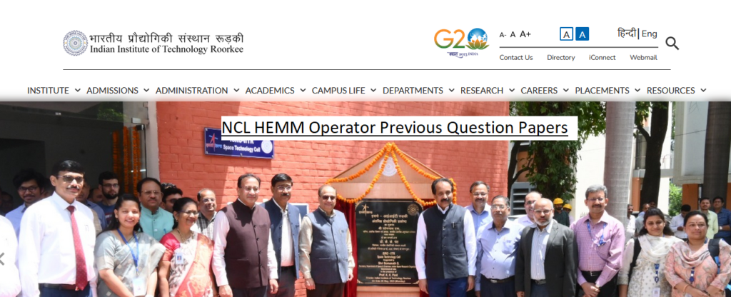 NCL HEMM Operator Previous Question Papers