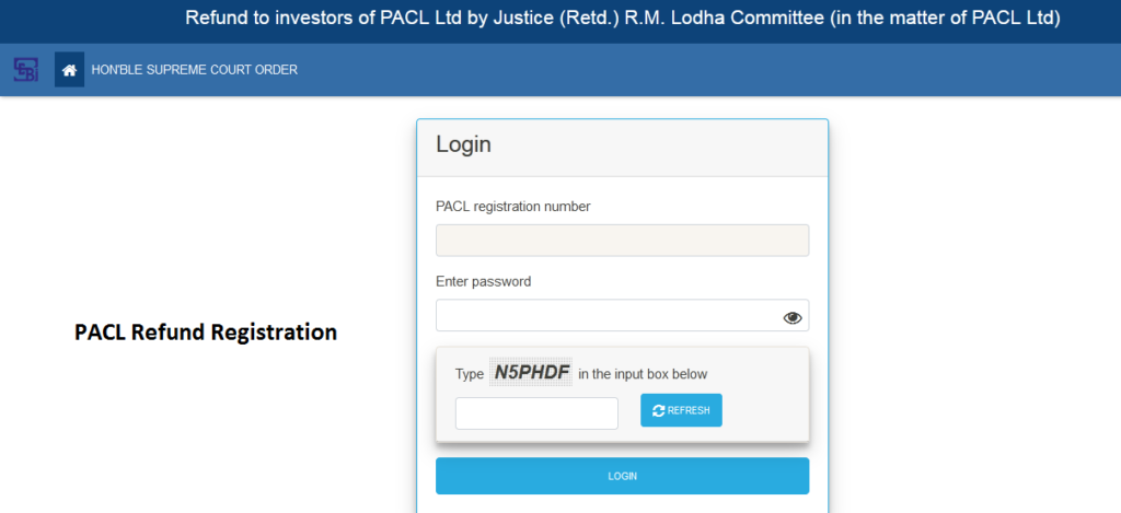 PACL Refund Registration 