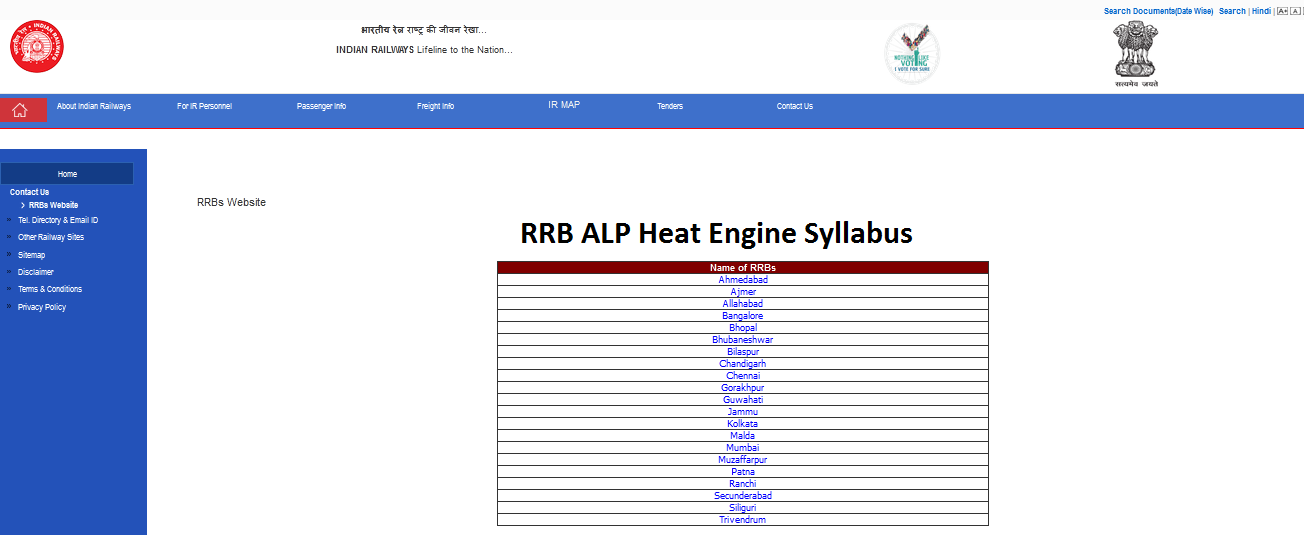 RRB ALP Heat Engine Syllabus 2024 Exam Pattern Download PDF