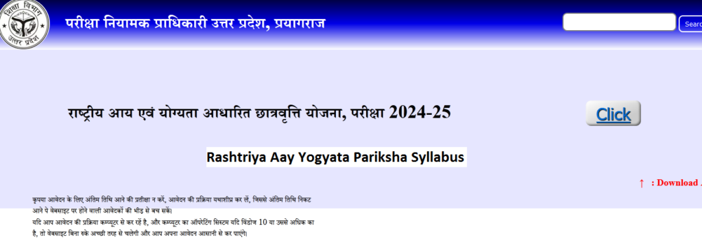 Rashtriya Aay Yogyata Pariksha syllabus 