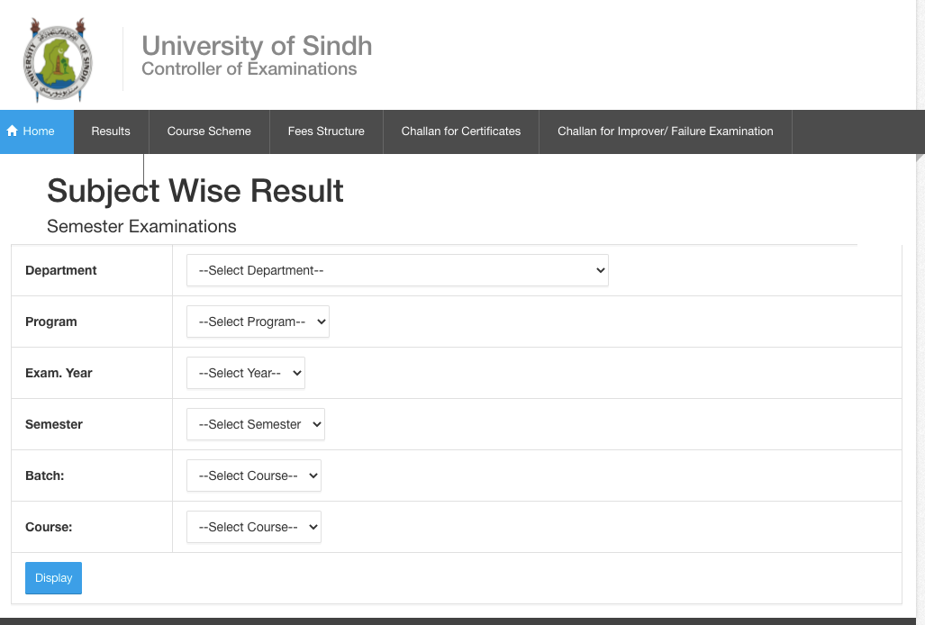 usindh.edu.pk Result 2024; Sindh University Result {Released}