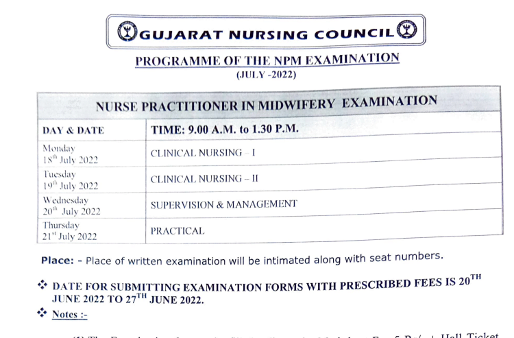 Gujarat Nursing Admission 2023 | GNM ANM Eligibility Criteria