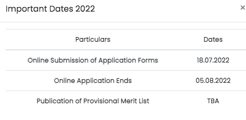 Goenka College Merit List 2023