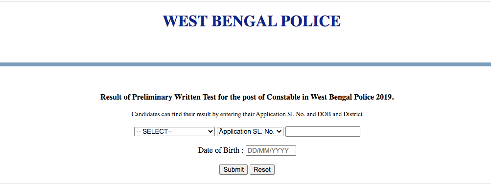 WB Police Constable Result 2024 Published Check Now