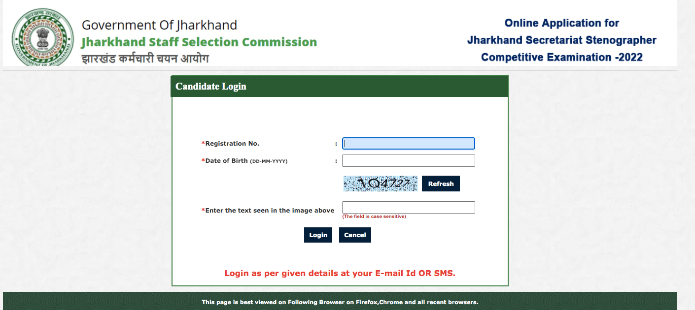 Jharkhand Police SI Recruitment 2022; JSSC Sub Inspector Vacancy {Released}