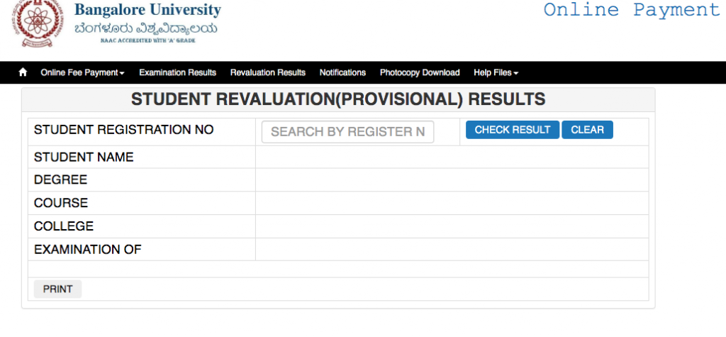 Bangalore University Revaluation Results 2023