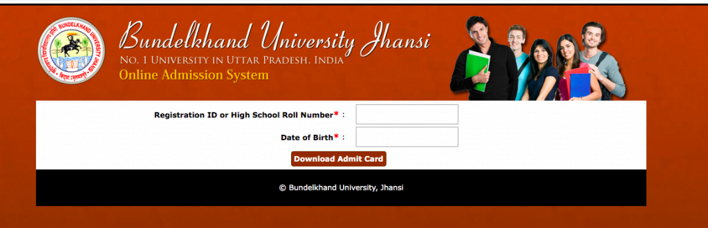 BU Jhansi Admit Card 2023; BA BSc BCom 1st 2nd 3rd Year