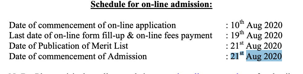 BC College Asansol Merit List 2020 Published here
