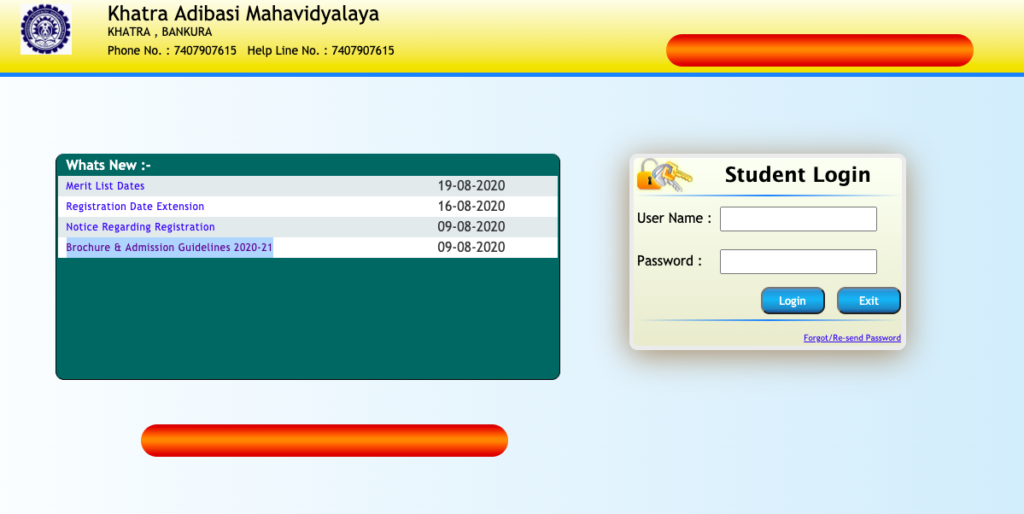khatra adibasi college merit list 2023 checking process online download link