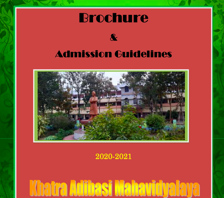 Khatra Adibasi Mahavidyalaya Merit List 2020 admission prospectus for ba bsc bcom provisional & final list 2020-21