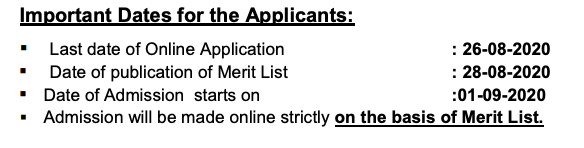 Savitri Girls’ College Merit list 2020 Important Date for Admission