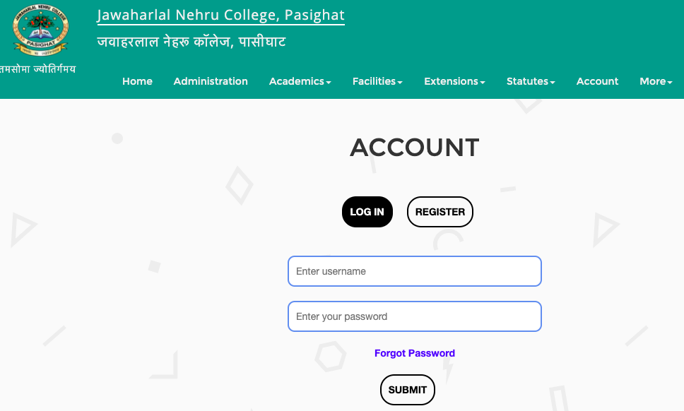 jnc pasighat merit list downloading screen 2023-24 jawaharlal nehru college admission 1st year