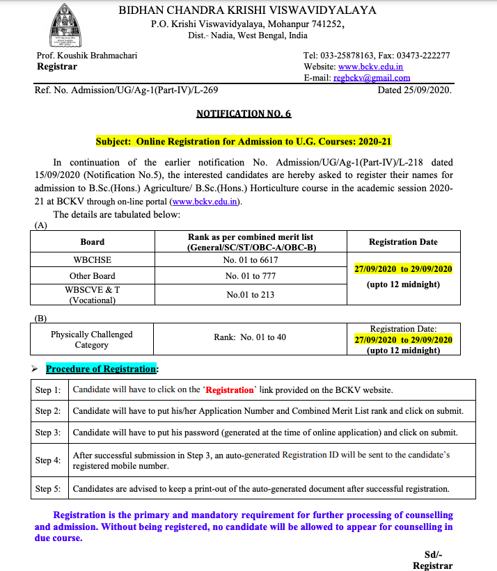 bckv counselling notice 2023