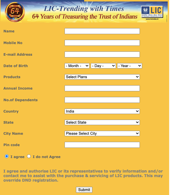 LIC Scholarship 2022 Application Details Registration Status