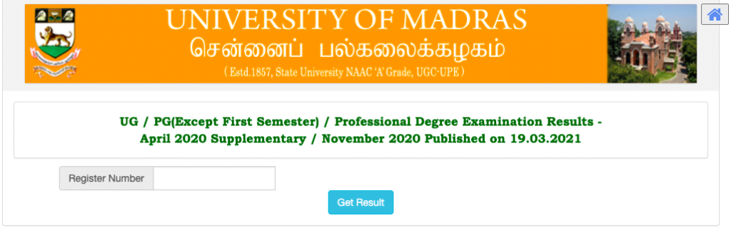 unom.ac.in Exam Results 2023