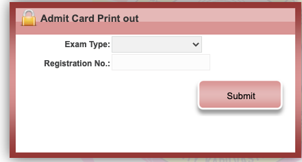 Siddharth University Admit Card 2023