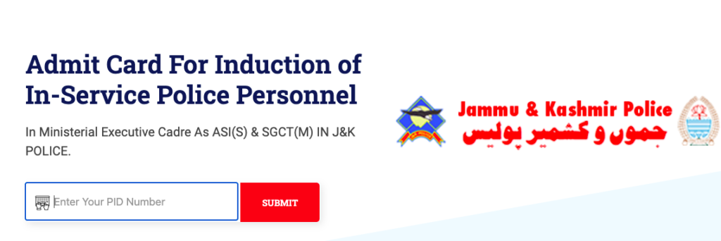 download link of jkp constable admit card from jkpolice.gov.in 2023 - check exam date for physical pet pst written test