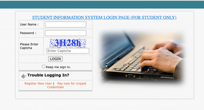 login window with user name & password