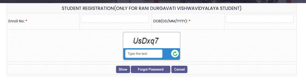 rdvv sis registration portal - online application form 2023