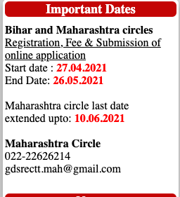 Maharashtra GDS Result 2023