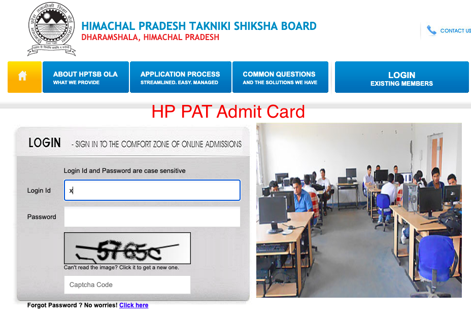 HP PAT Admit Card 