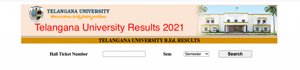 Telangana University Results 2023