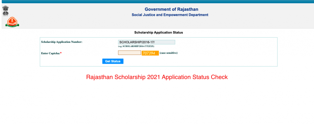 Rajasthan Scholarship 2021