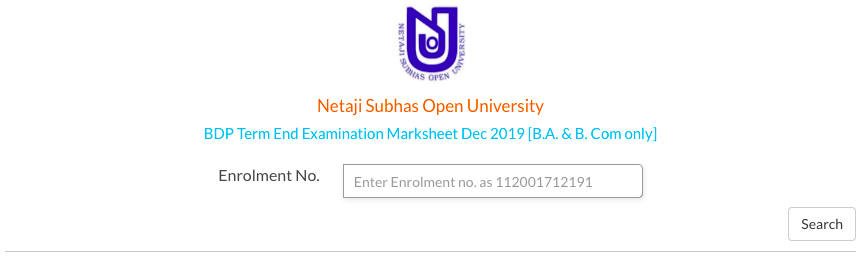 nsou pg result checking window 2022 all subject results @ wbnsou.ac.in