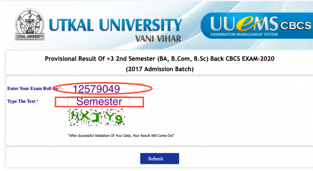 Utkal University Result 2022, How to check online utkal university exam result 2022