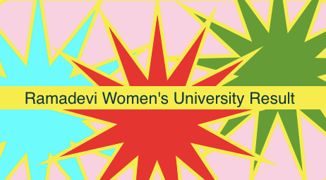 Ramadevi Women's University Result 2023