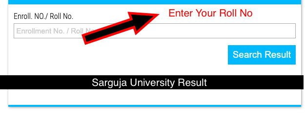 Sarguja University Result 2022