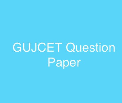 GUJCET Question Paper