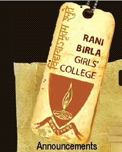 Rani Birla Girls College Merit list 2024