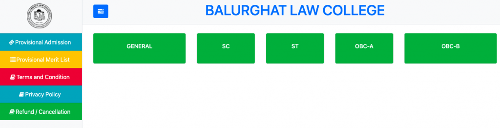 balurghat law college ba llb merit list 2024 released