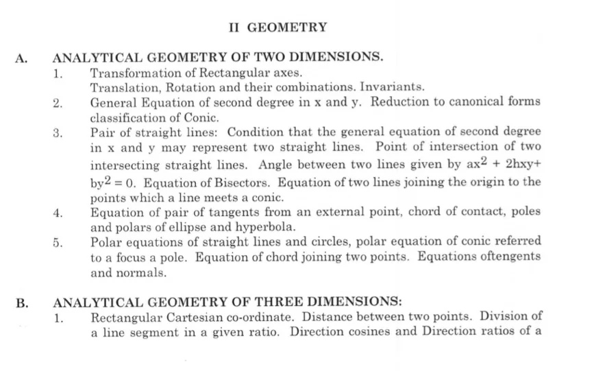 WB SLST Mathematics Syllabus 2025 Class IX-X, XI-XII